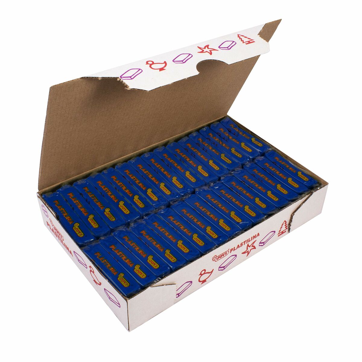 Plasticina Jovi Azul escuro 50 g (30 Peças)