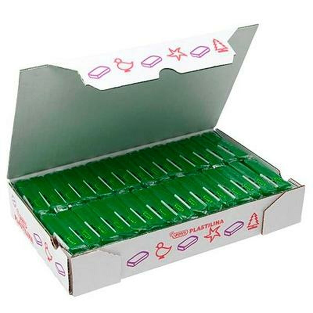 Plasticina Jovi Verde-escuro (30 Peças)