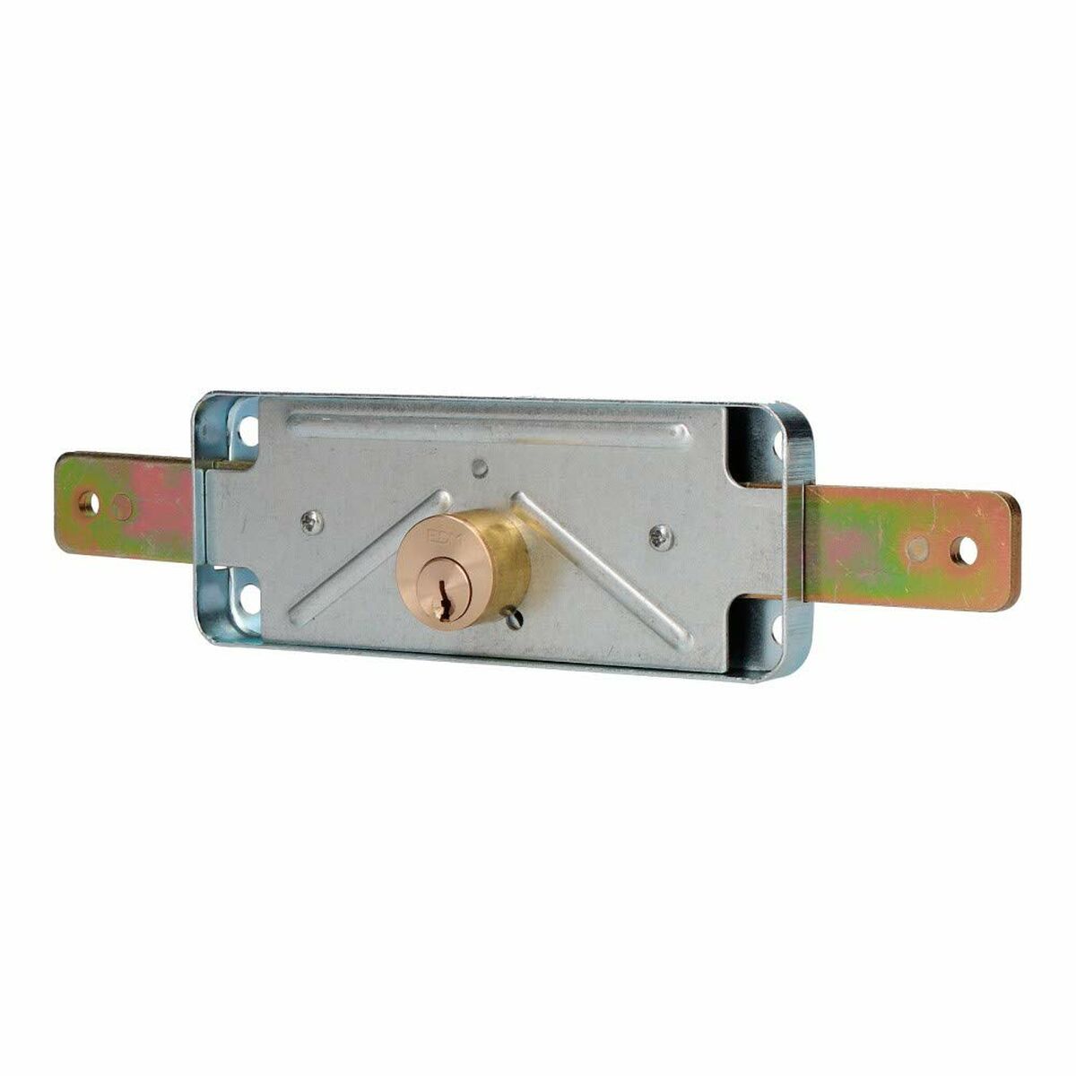 Fechadura de embutir EDM 85260 Aço 154 x 59 mm Persiana Embutir