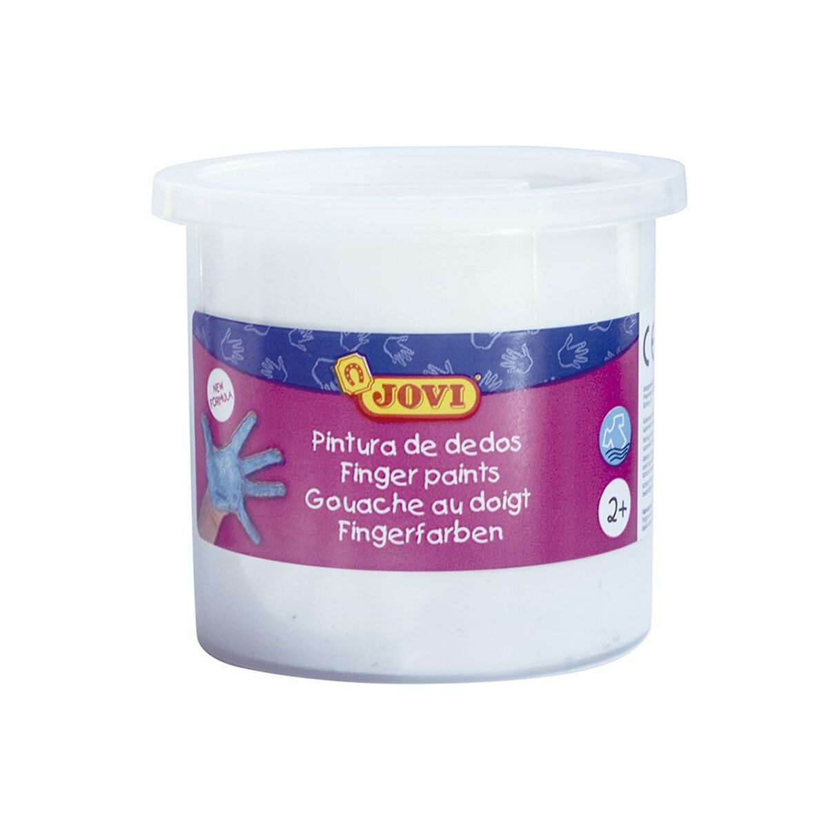 Pintura de Dedos Jovi 5 Unidades Pintura de Dedos Branco 125 ml