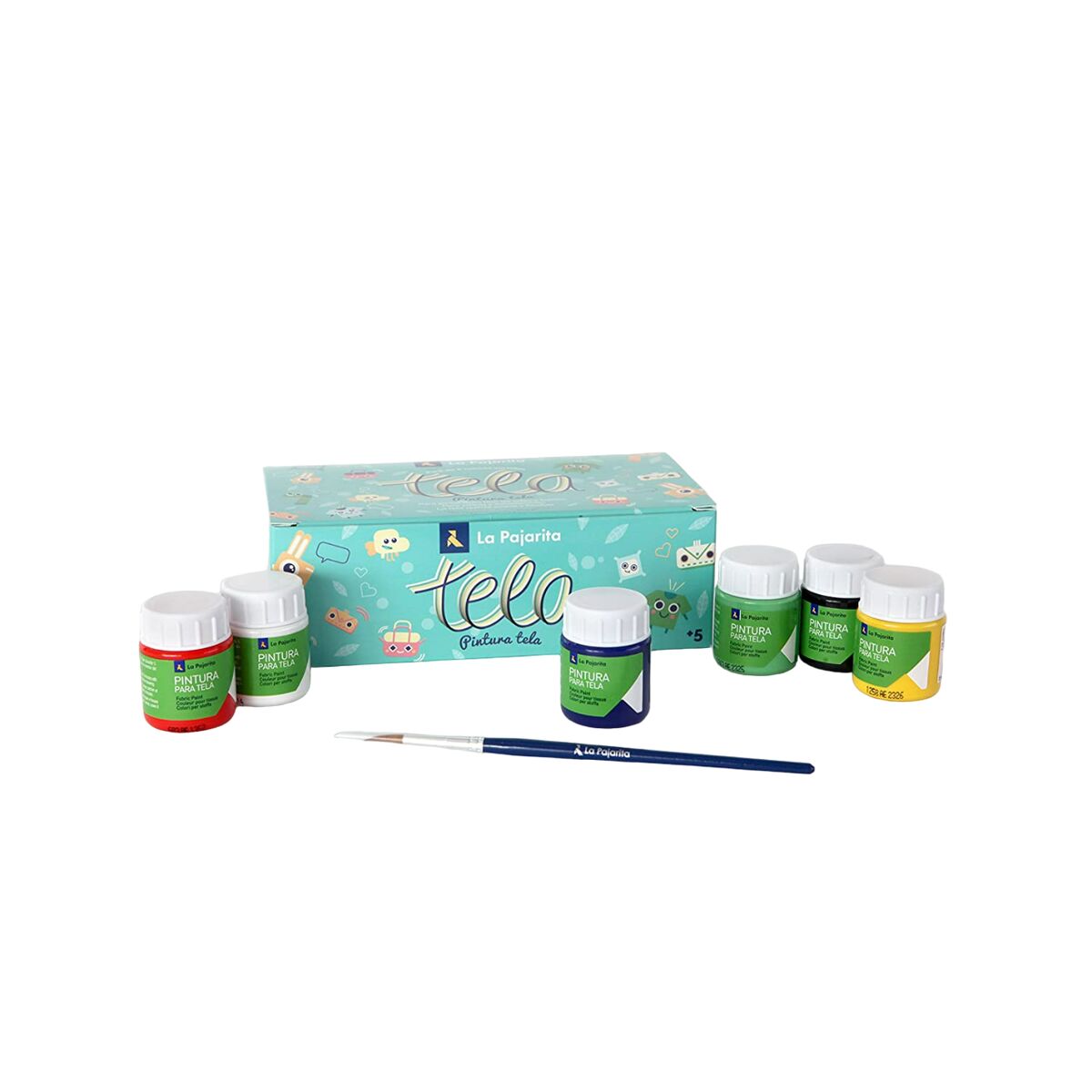 Têmperas La Pajarita Multicolor 25 ml (6 Peças)