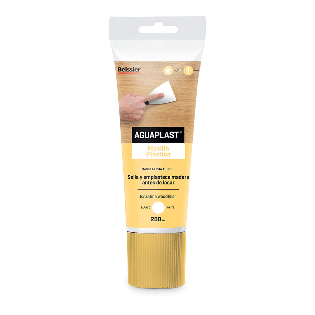 Massa de Vidraceiro Aguaplast 70047-001 200 ml Branco