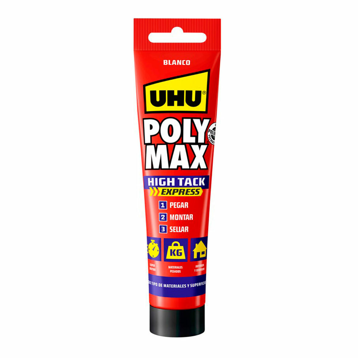 Selador/Adesivo UHU 6312920 Poly Max High Tack Epress 165 g Branco