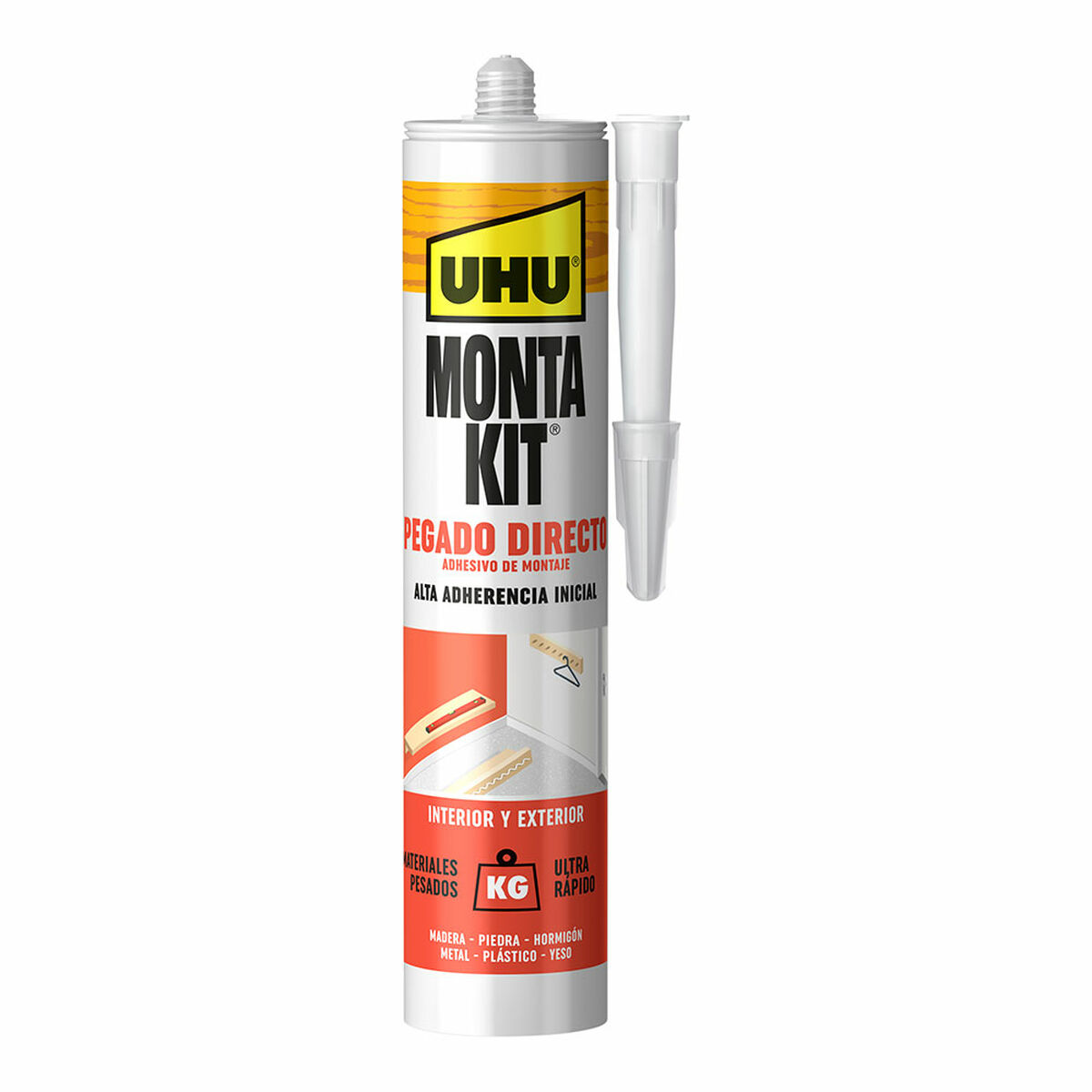Selador/Adesivo UHU 6310642 Montakit Profissional Branco