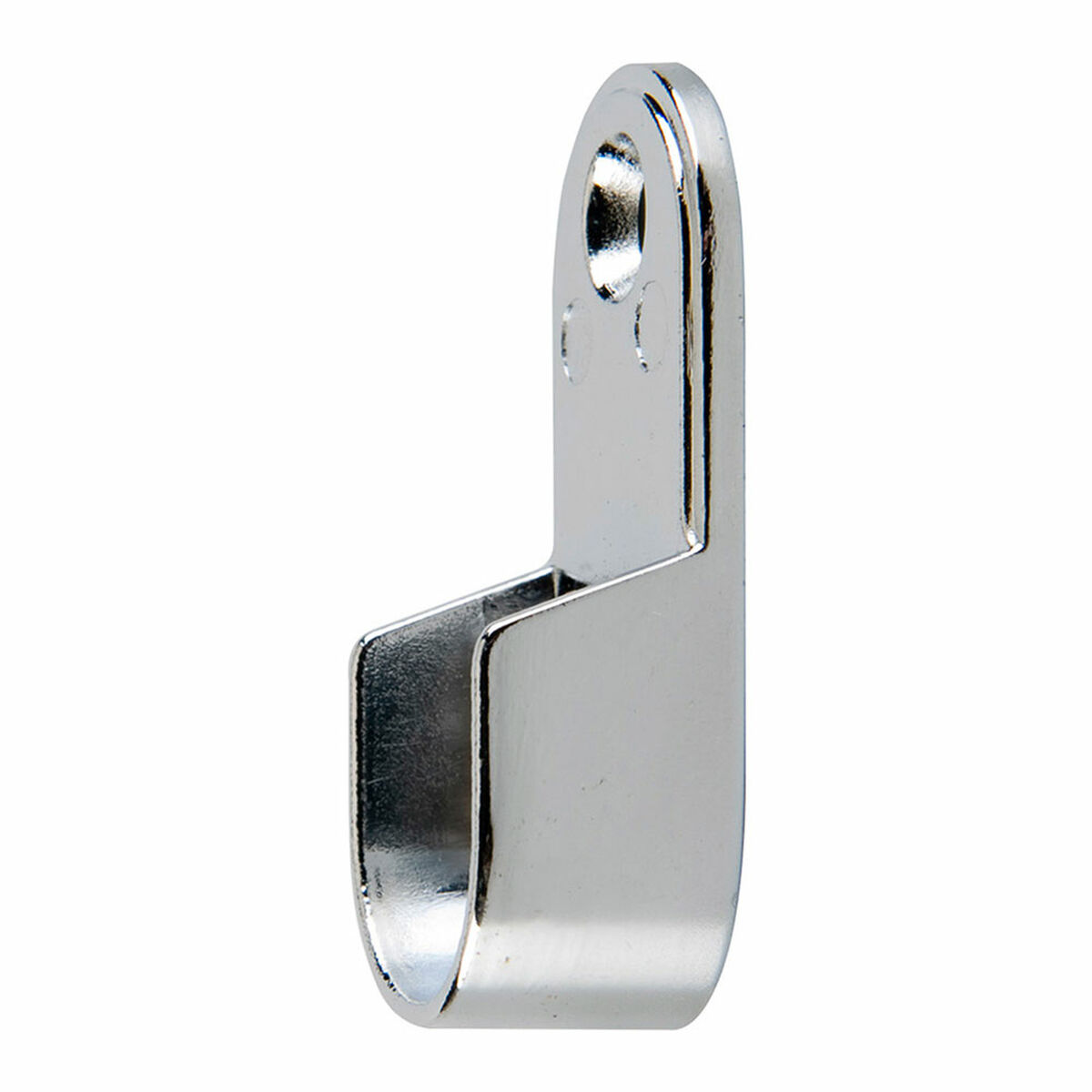 Suporte para varão de armário Stor Planet 2,5 x 1,5 cm Prateado (2 Unidades)