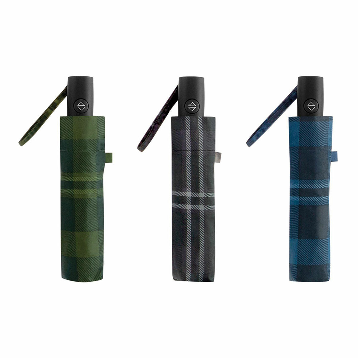 Guarda-chuva Dobrável C-Collection Clima Pongee Automático 7 Varas (Ø 56 cm)
