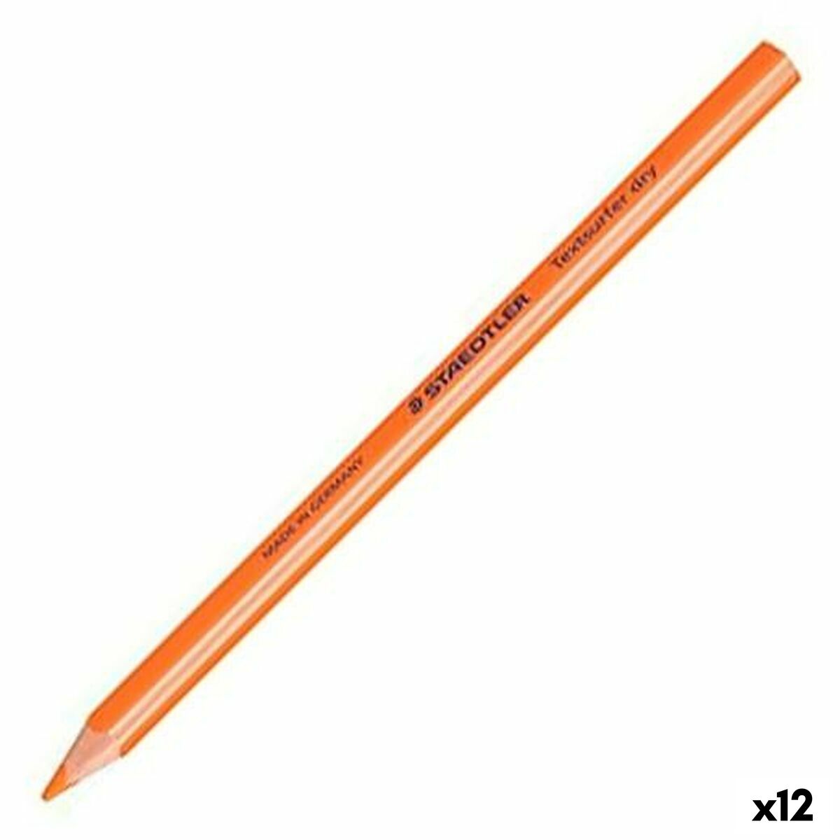 Marcador Staedtler Laranja Lápis (12 Unidades)