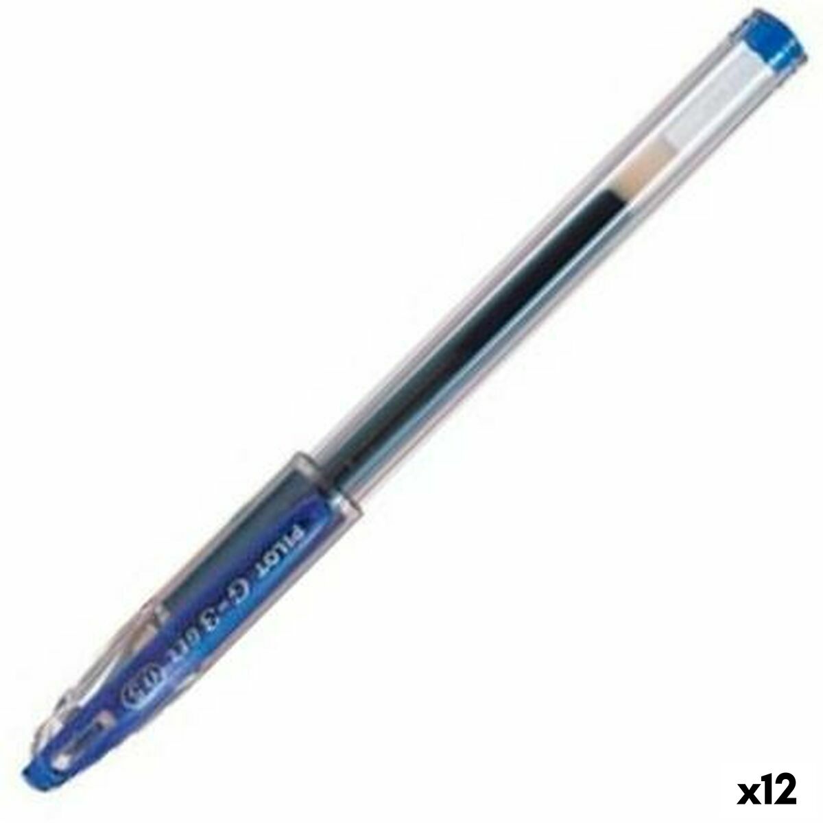 Esferográfica de gel Pilot G-3 Azul 0,5 mm (12 Unidades)