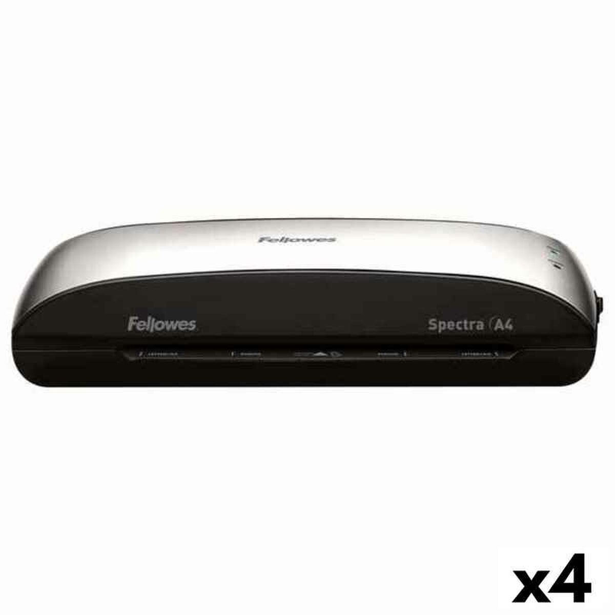Máquina de laminação Fellowes Spectra A4 Preto Cinzento (4 Unidades)