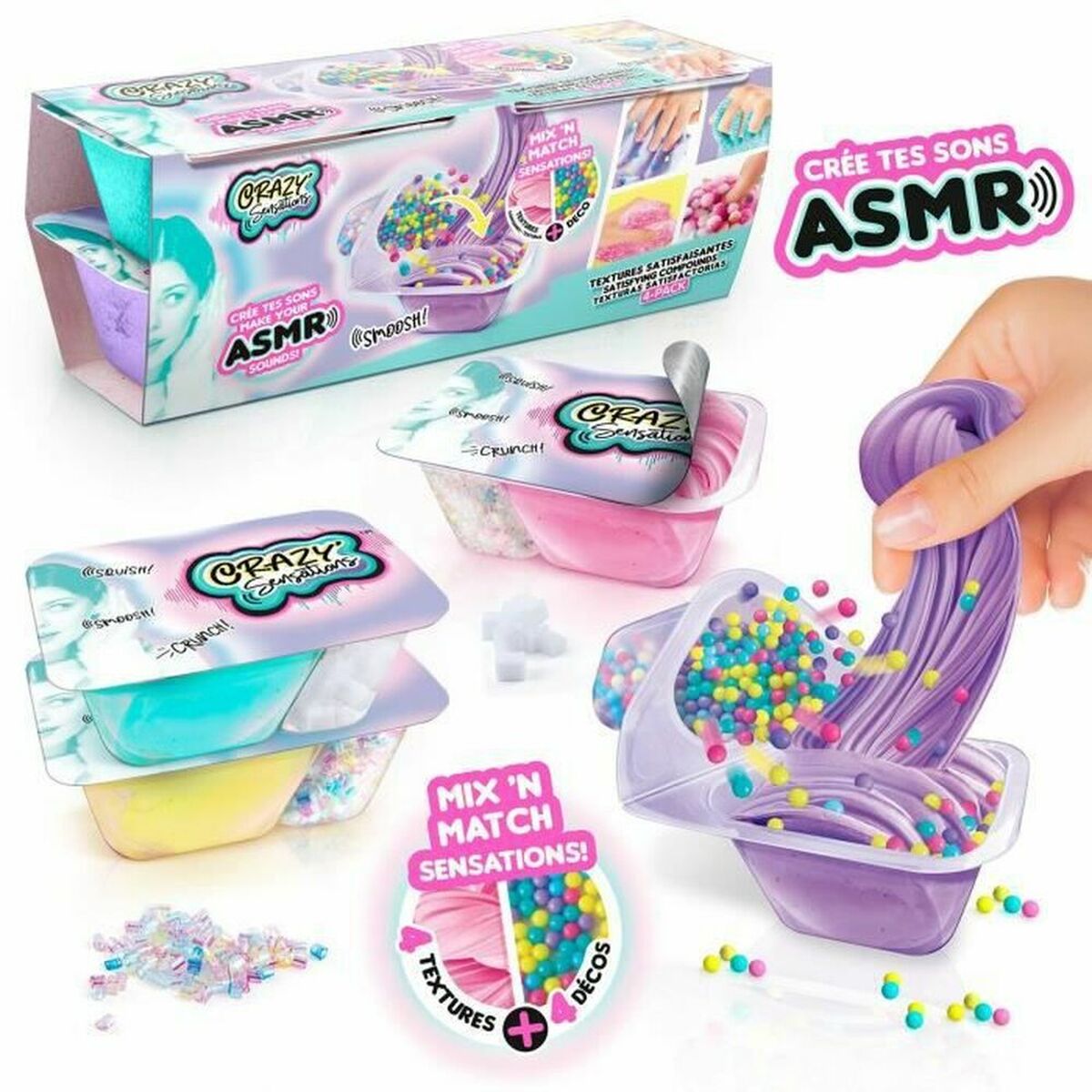 Slime Canal Toys Craze Foam (4 Unidades)