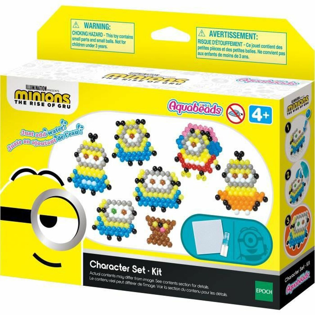 Missangas Aquabeads Minions