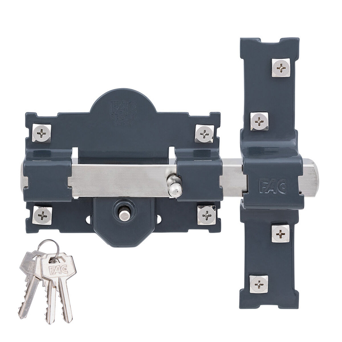 Ferrolho de segurança Fac 101-r/105 Aço Cinzento escuro 50 mm 105 mm