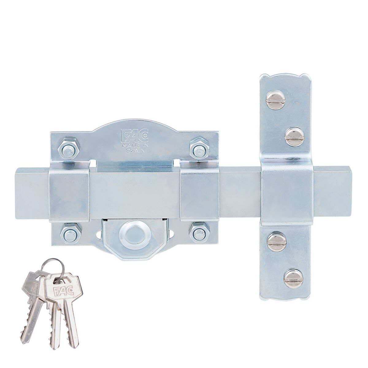 Ferrolho de segurança Fac 50-r/80 Aço 50 mm Galvanizado