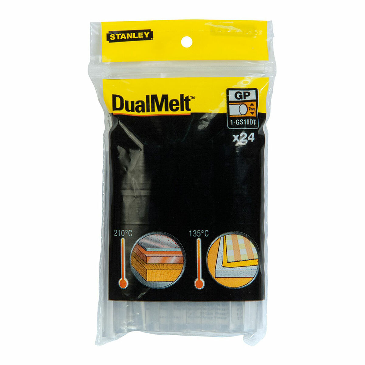 Barras de cola quente Stanley Dual Melt 1-GS10DT Ø 7 x 100 mm (24 Unidades)