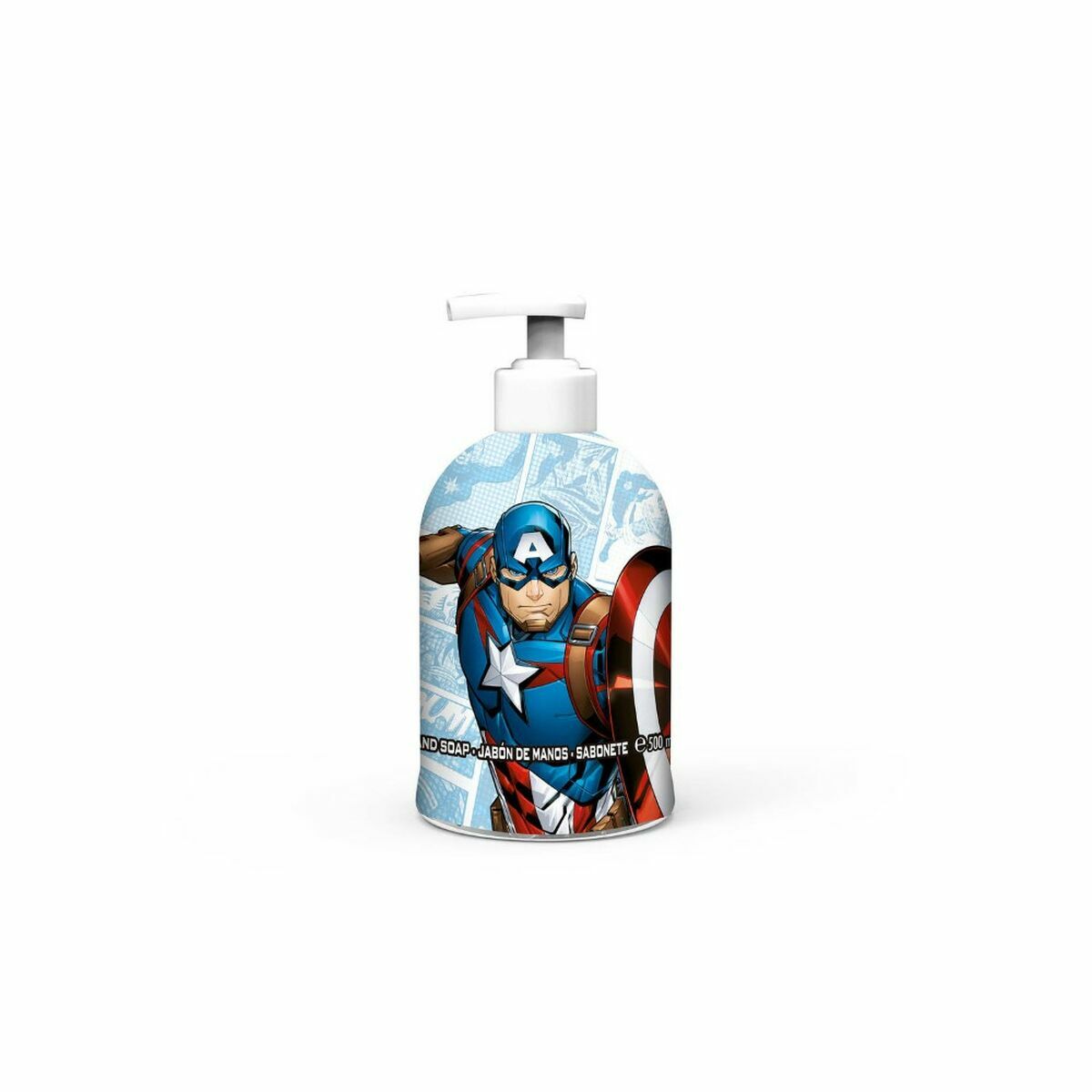 Sabonete de Mãos Líquido com Doseador Capitán América AVENGERS 500 ml Captain America