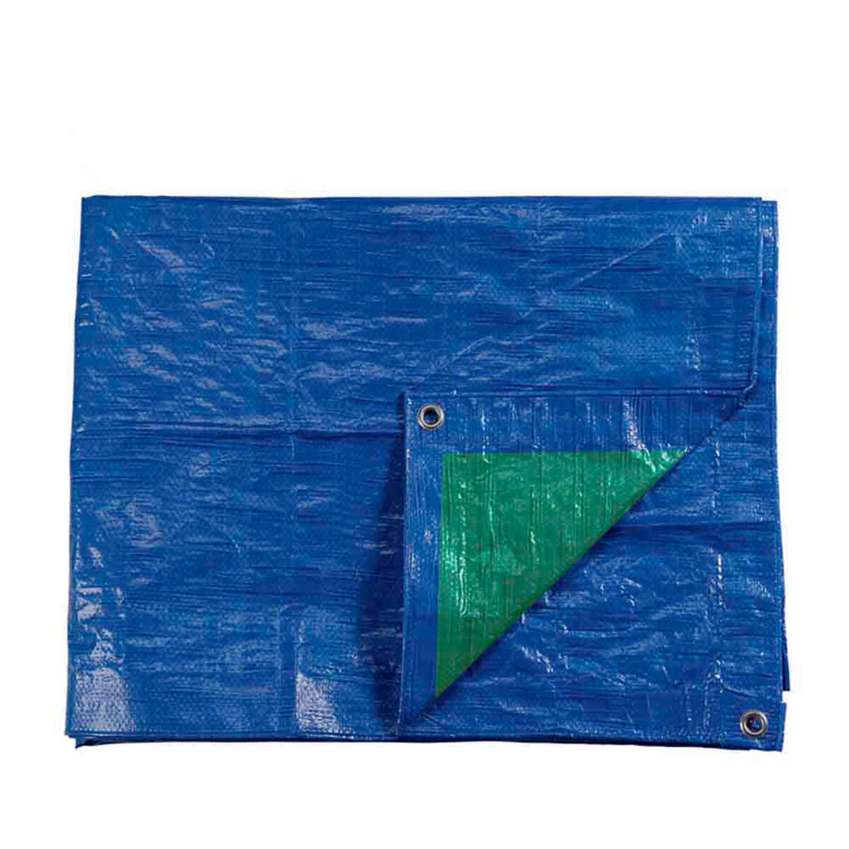 Toldo EDM 74991 Azul Verde Azul/Verde Polietileno 3 x 4 m Dupla face