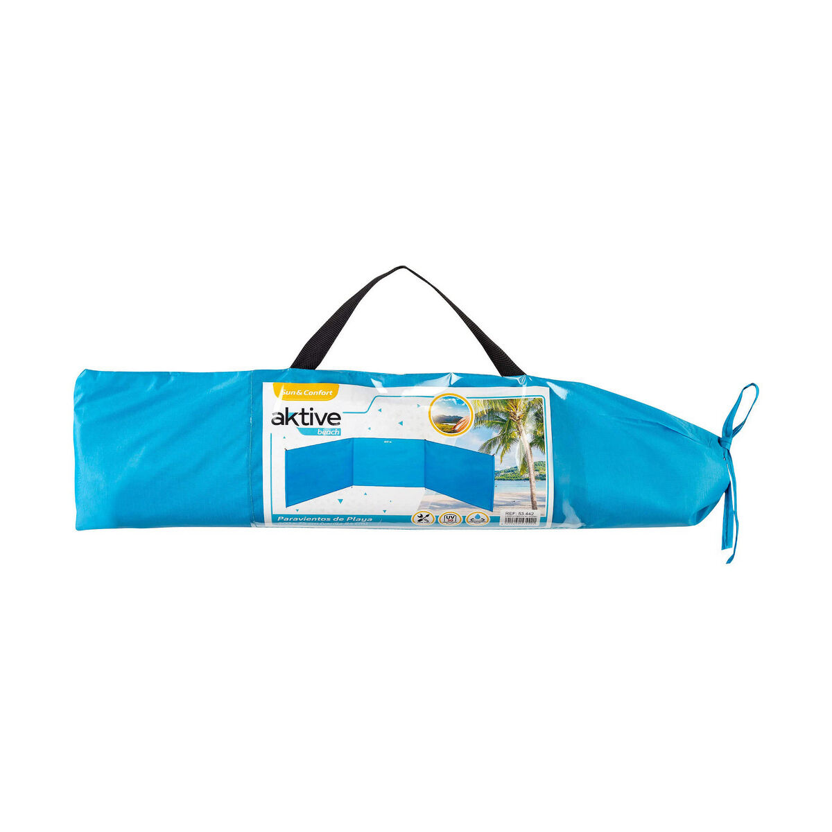 Para-vento Aktive 200 x 75 x 84 cm Azul