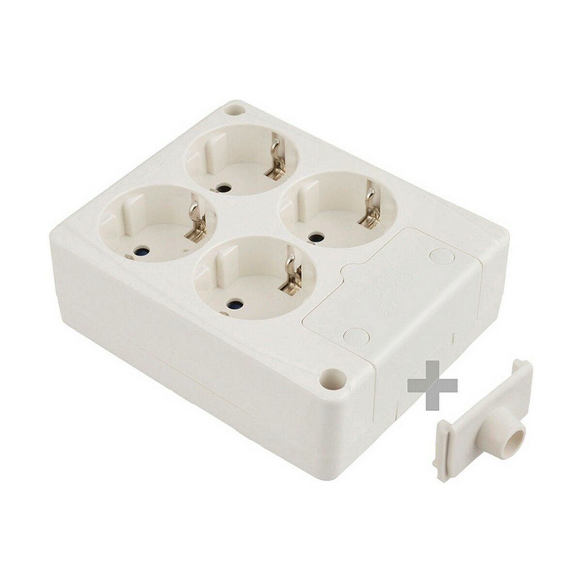Extensão com 4 Tomadas sem Interruptor Solera 8104