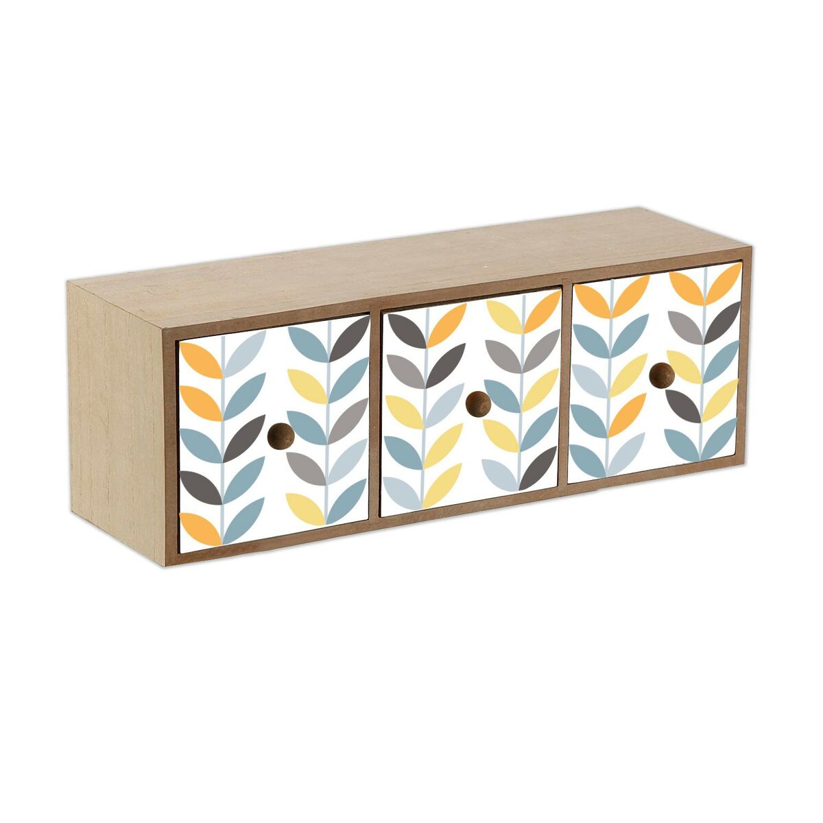 Guarda-Joias Versa Erin 11 x 11 x 33 cm Madeira MDF