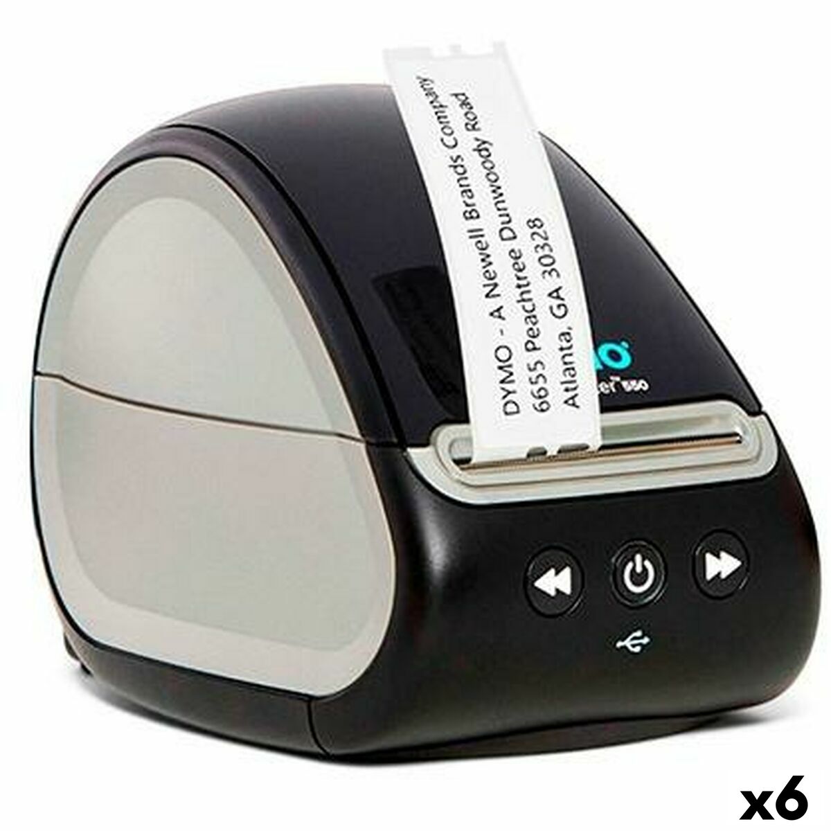 Máquina Rotuladora Elétrica Portátil Dymo Labelwriter 550 6 Unidades