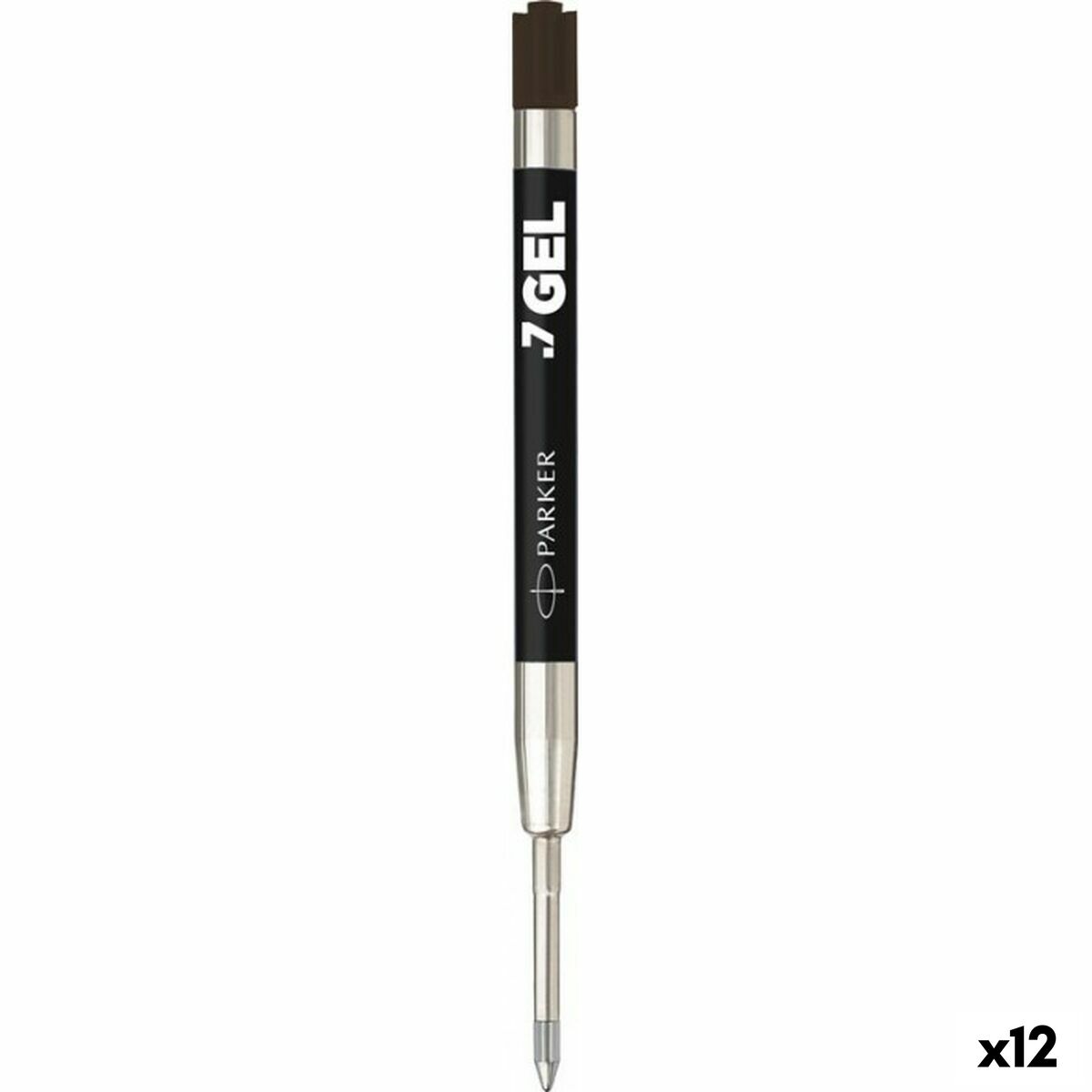 Caneta sobresselente Parker Quink Flow Preto (12 Unidades)