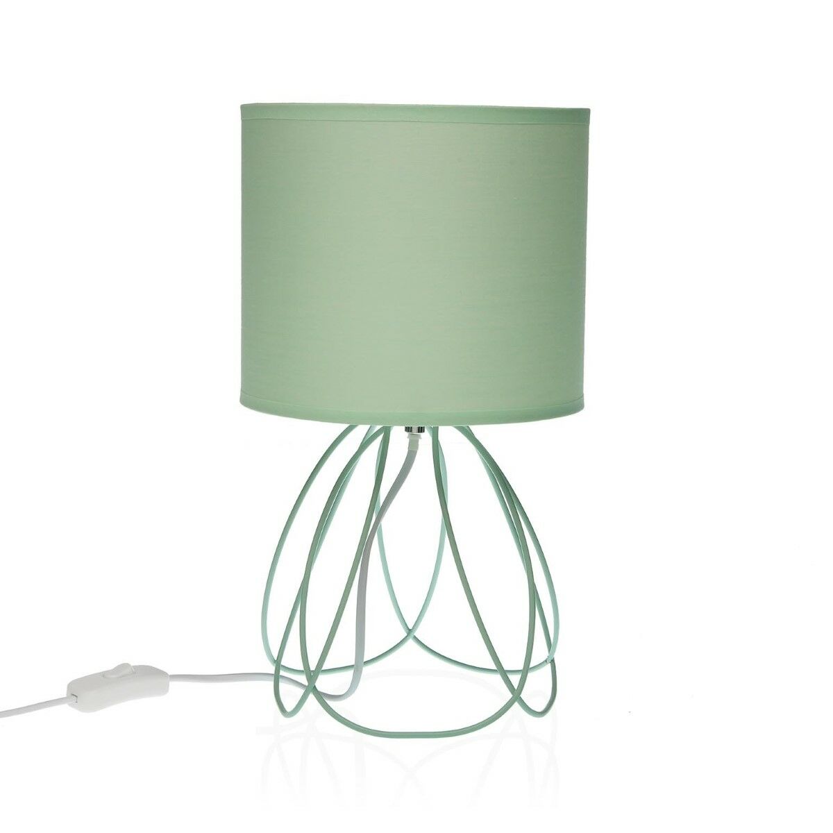 Lâmpada de mesa Versa Mila Verde 20 x 36 cm Metal
