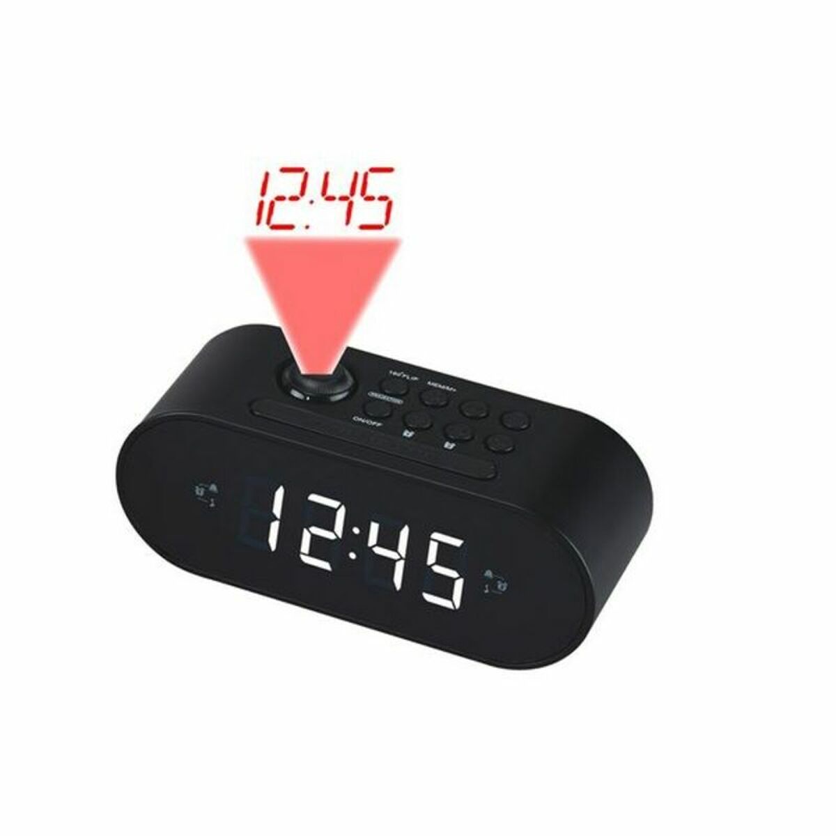 Rádio-Relógio Denver Electronics CRP-717BLACK 1" LED