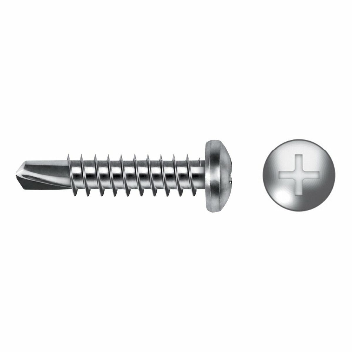 Caixa de parafusos CELO DIN 7504N 32 mm Ø 3 mm PH2 Zincado (250 Unidades)