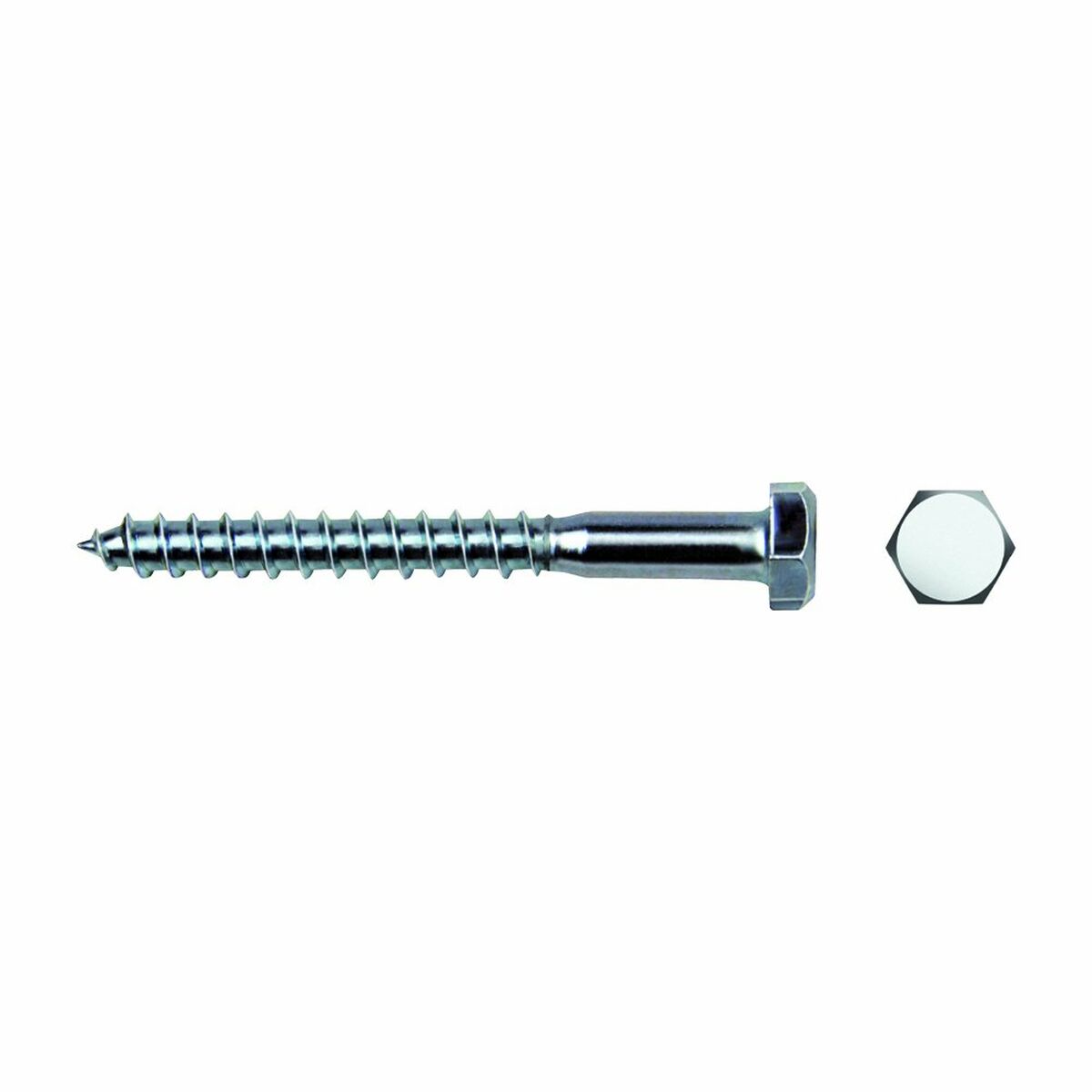 Parafuso tira-fundos CELO DIN 571 50 mm Ø 6 mm Sextavado Zincado (250 Unidades)
