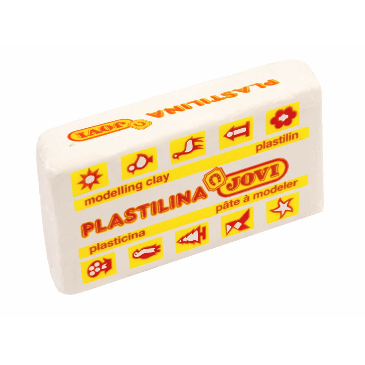 Plasticina Jovi Branco 50 g (30 Peças)
