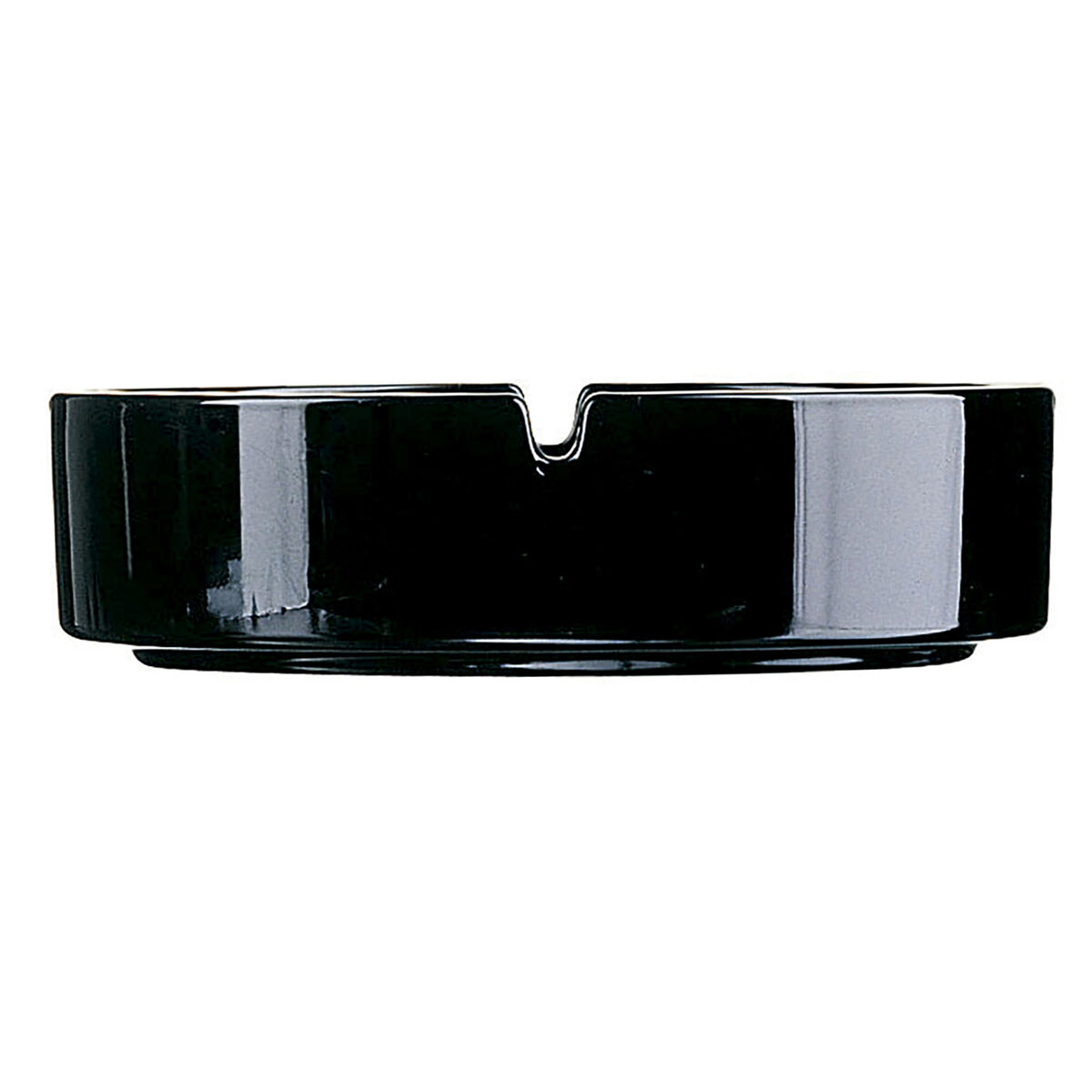 Cinzeiro Arcoroc 6 Unidades Empilhável Conjunto Preto Vidro 10,7 cm