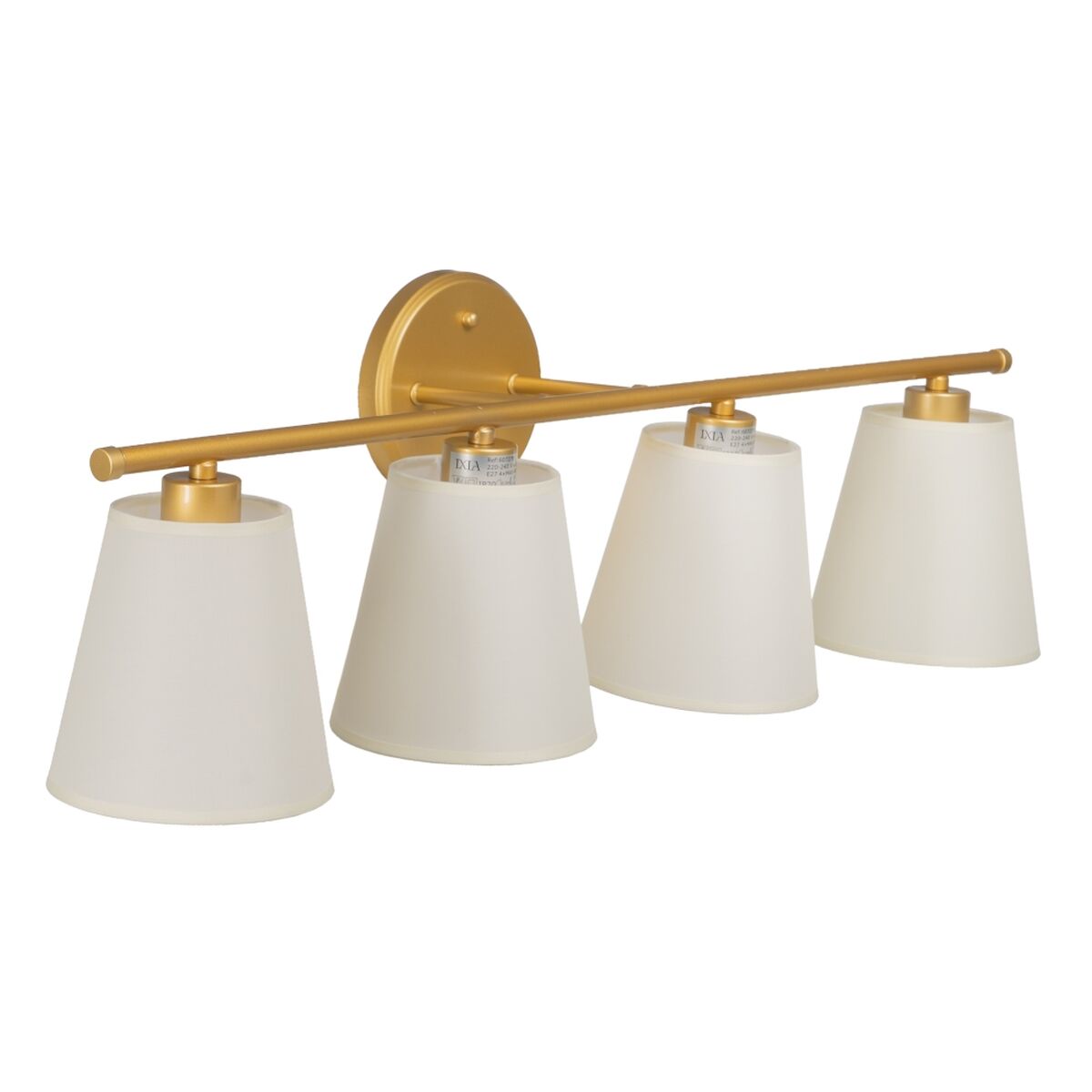 Luminária de parede 82 x 20 x 25 cm Dourado Metal Moderno