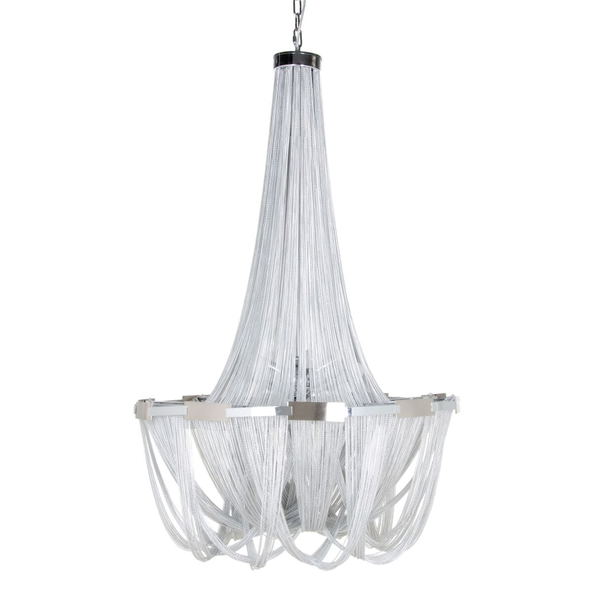 Candeeiro de teto 80 x 80 x 120 cm Metal Prata
