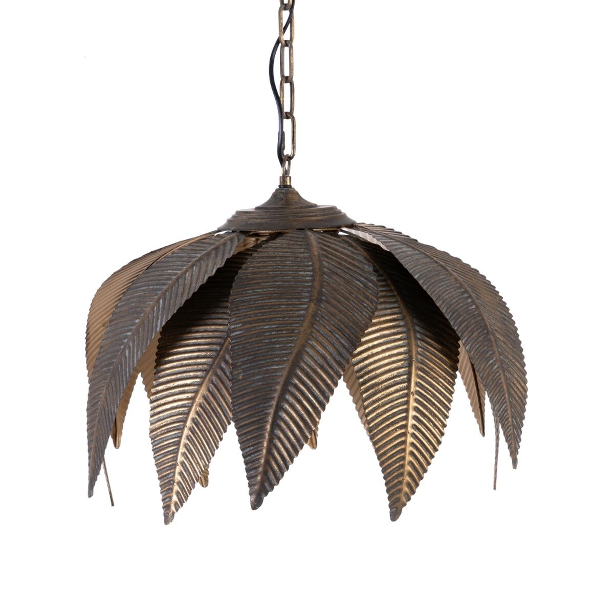 Candeeiro de teto Dourado Metal 50 x 50 x 45 cm