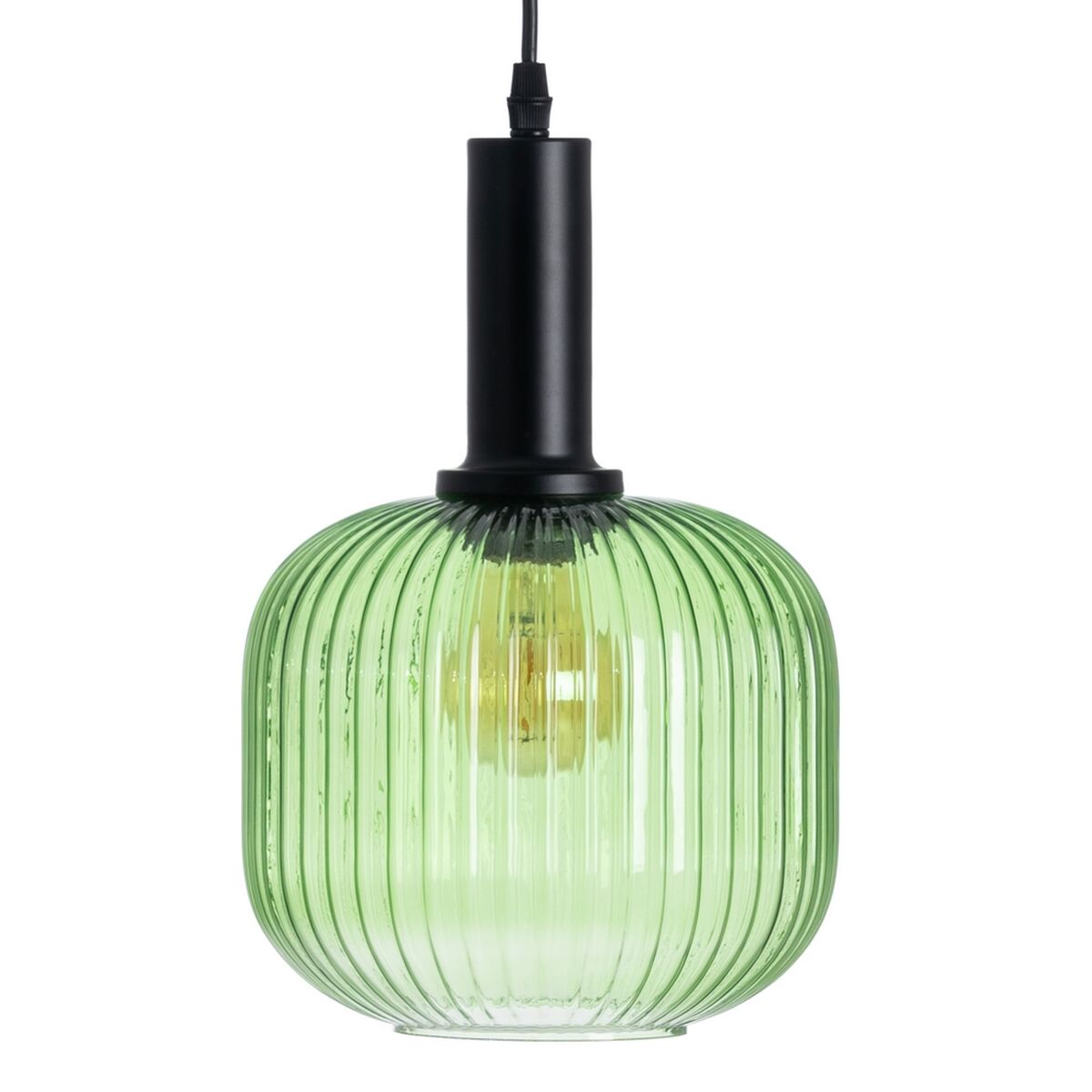 Candeeiro de teto Cristal Metal Verde 20 x 20 x 30 cm