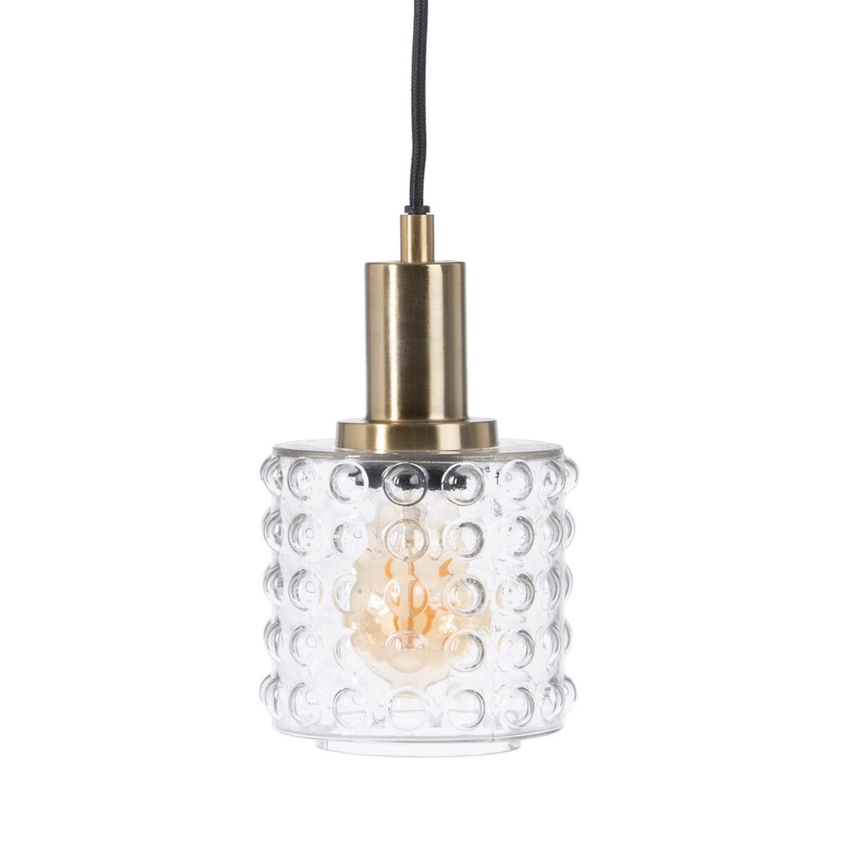 Candeeiro de teto Cristal Metal 12 x 12 x 23 cm