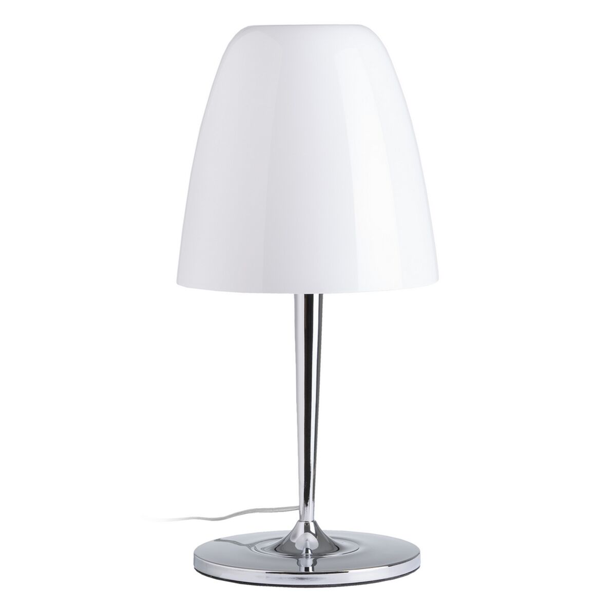 Lâmpada de mesa Branco Prateado Metal Cristal Ferro Hierro/Cristal 60 W 220 V 240 V 220 -240 V 28 x 28 x 56 cm