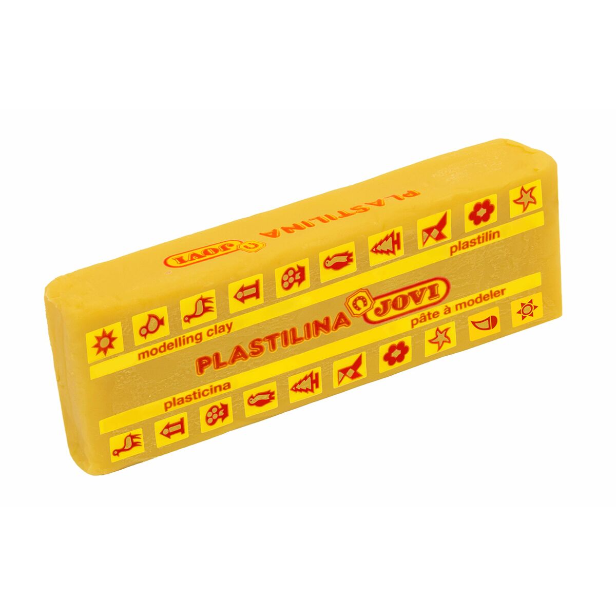 Plasticina Jovi Amarelo 150 g 15 Unidades