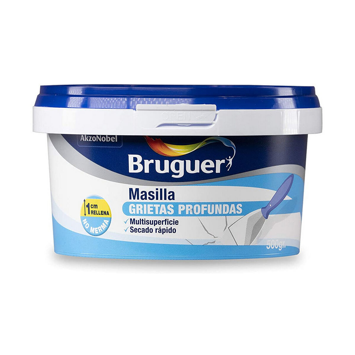 Massa de Vidraceiro Bruguer 5196378 Branco 500 g