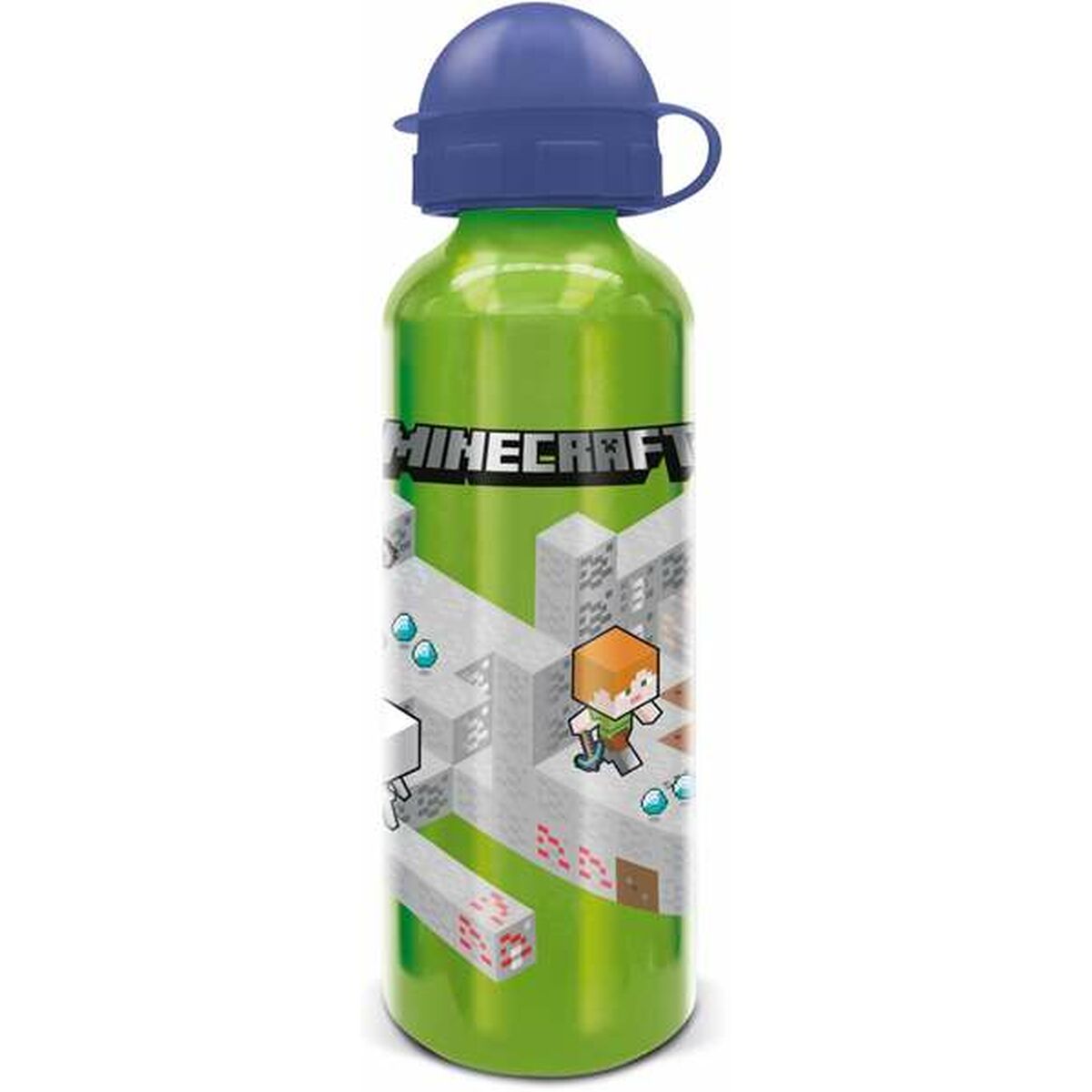 Garrafa Minecraft 530 ml Alumínio
