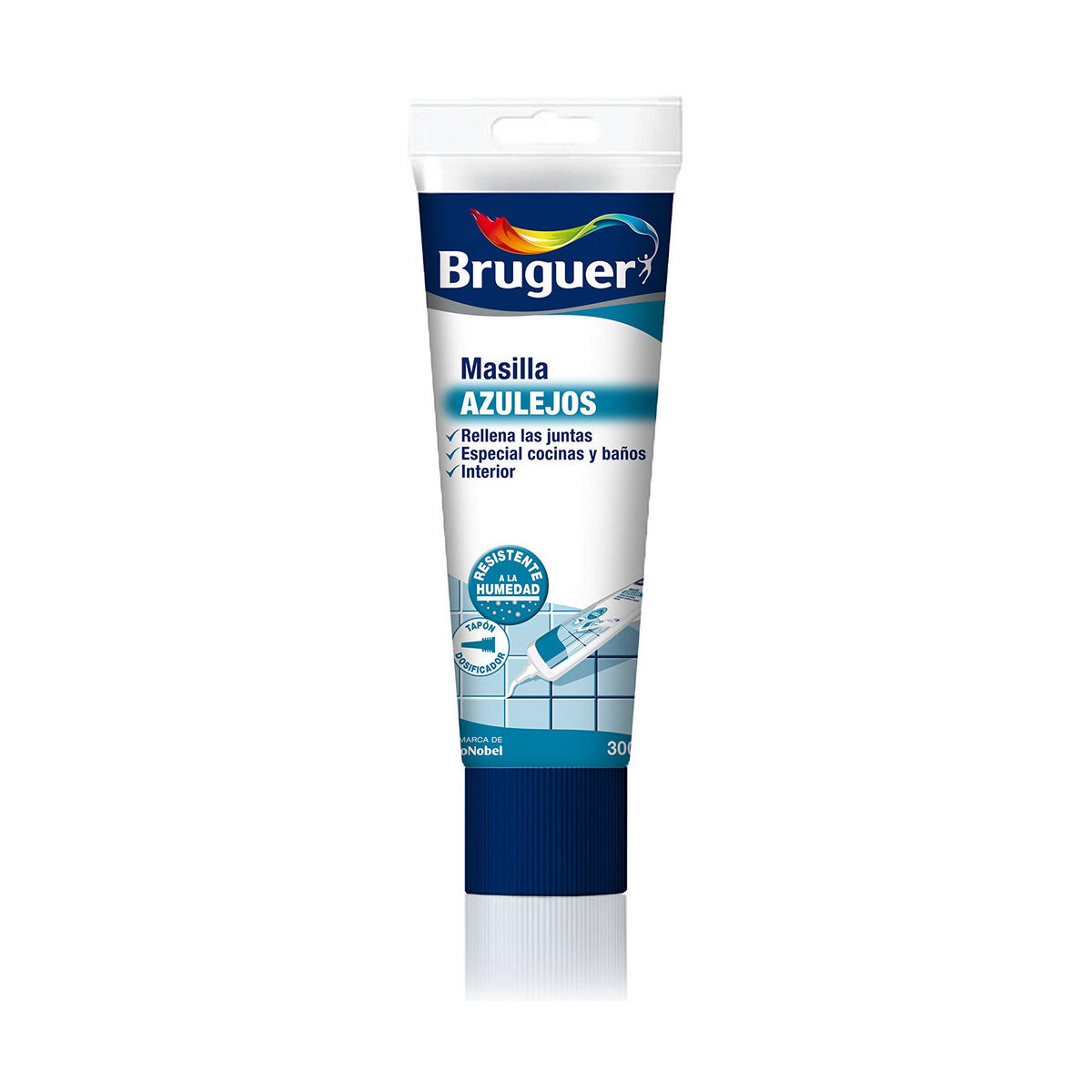 Massa de Vidraceiro Bruguer 5196388 Azulejo Branco 300 g