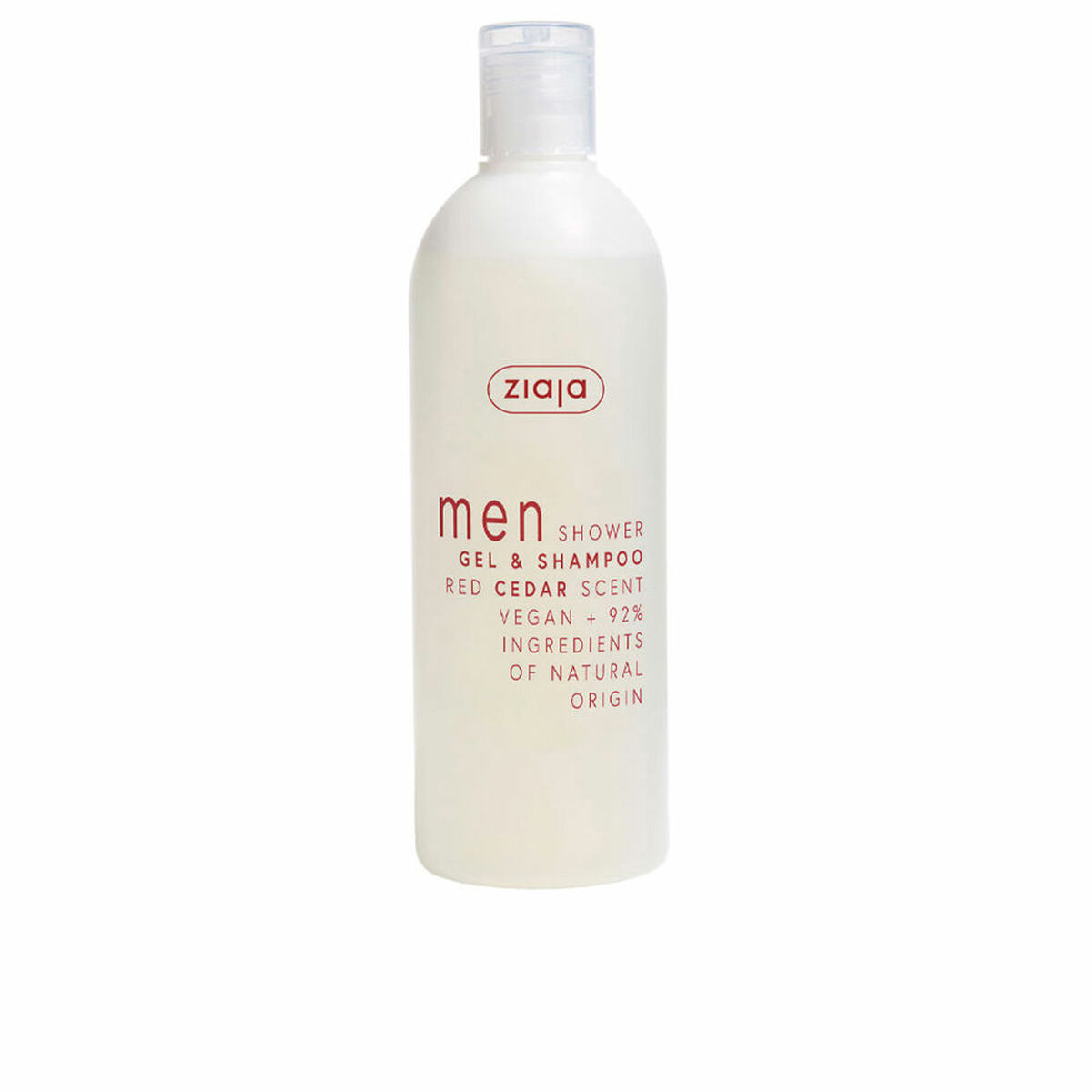 Gel e Champô 2 em 1 Ziaja Men 400 ml Homem Cedro
