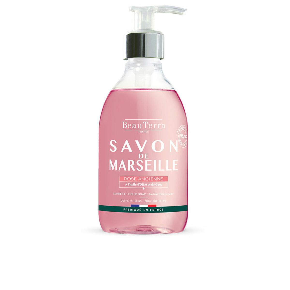 Sabonete Líquido Beauterra Marseille 300 ml Rosas