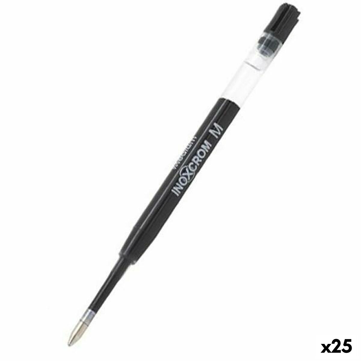 Caneta sobresselente Inoxcrom M Preto 1 mm (25 Unidades)