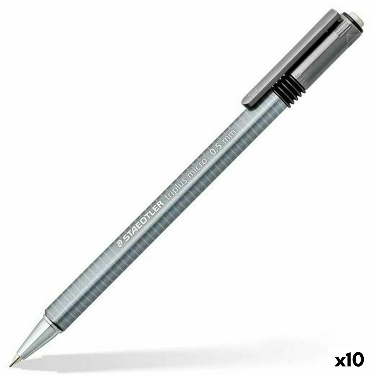 Porta-minas Staedtler Triplus Micro 774 Cinzento 0,5 mm (3 Peças) (10 Unidades)