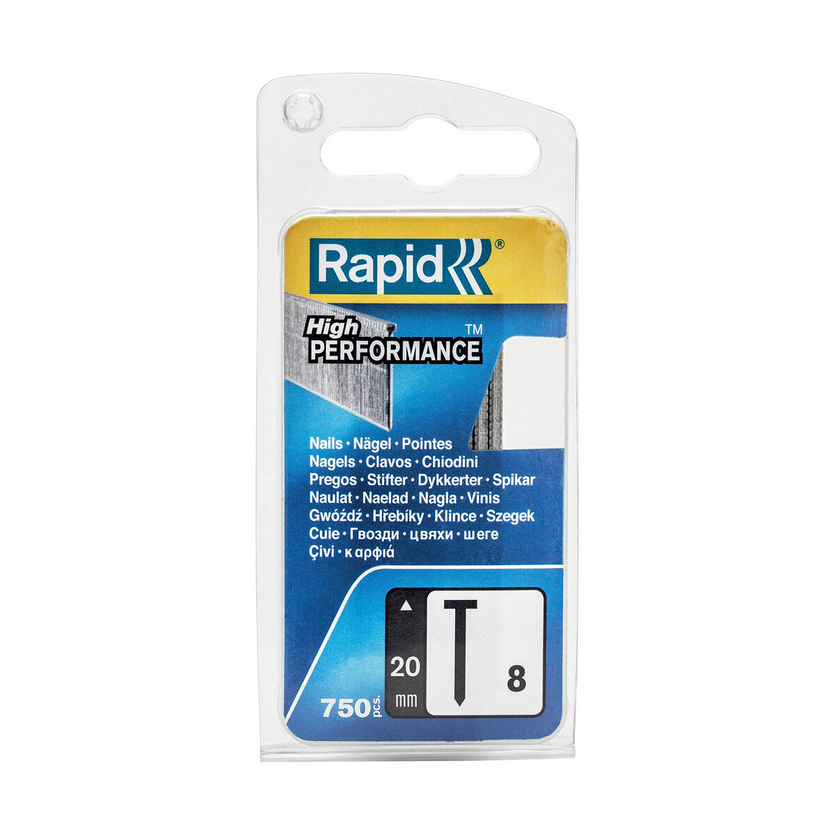Pregos para pregadora Rapid 40109534 20 mm (750 Unidades)