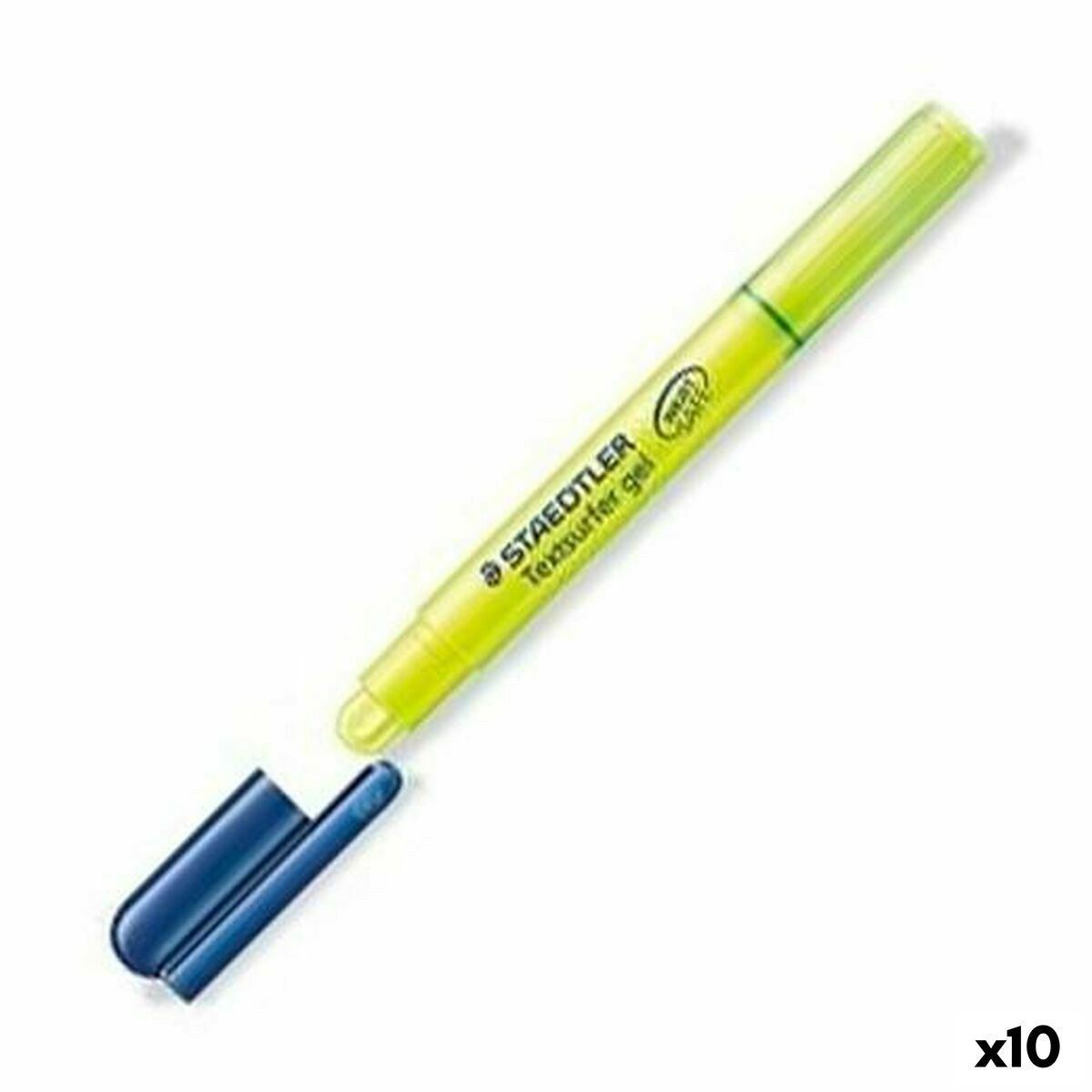 Marcador Fluorescente Staedtler Textsurfer Gel Amarelo 10 Peças (10 Unidades)