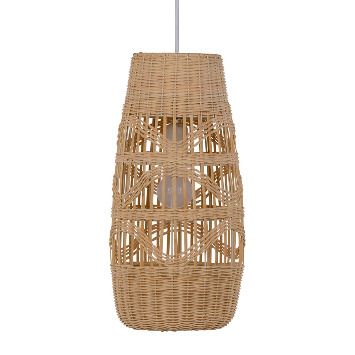 Candeeiro de teto Ø 20,5 cm 20,5 x 20,5 x 43,5 cm Metal Creme