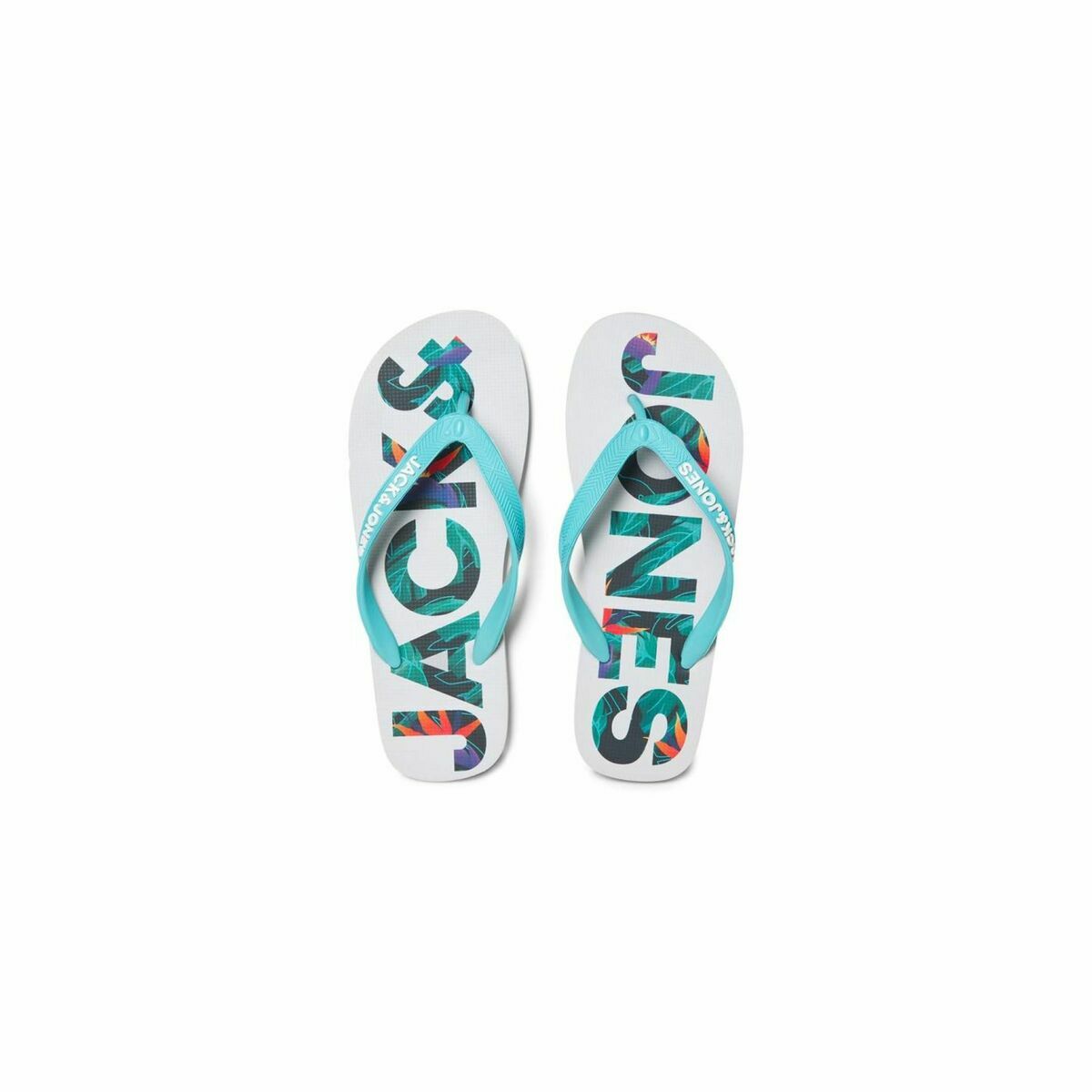 Chinelos para Homem Jack & Jones FWLOGO PALM PRINT 12230642 Cinzento