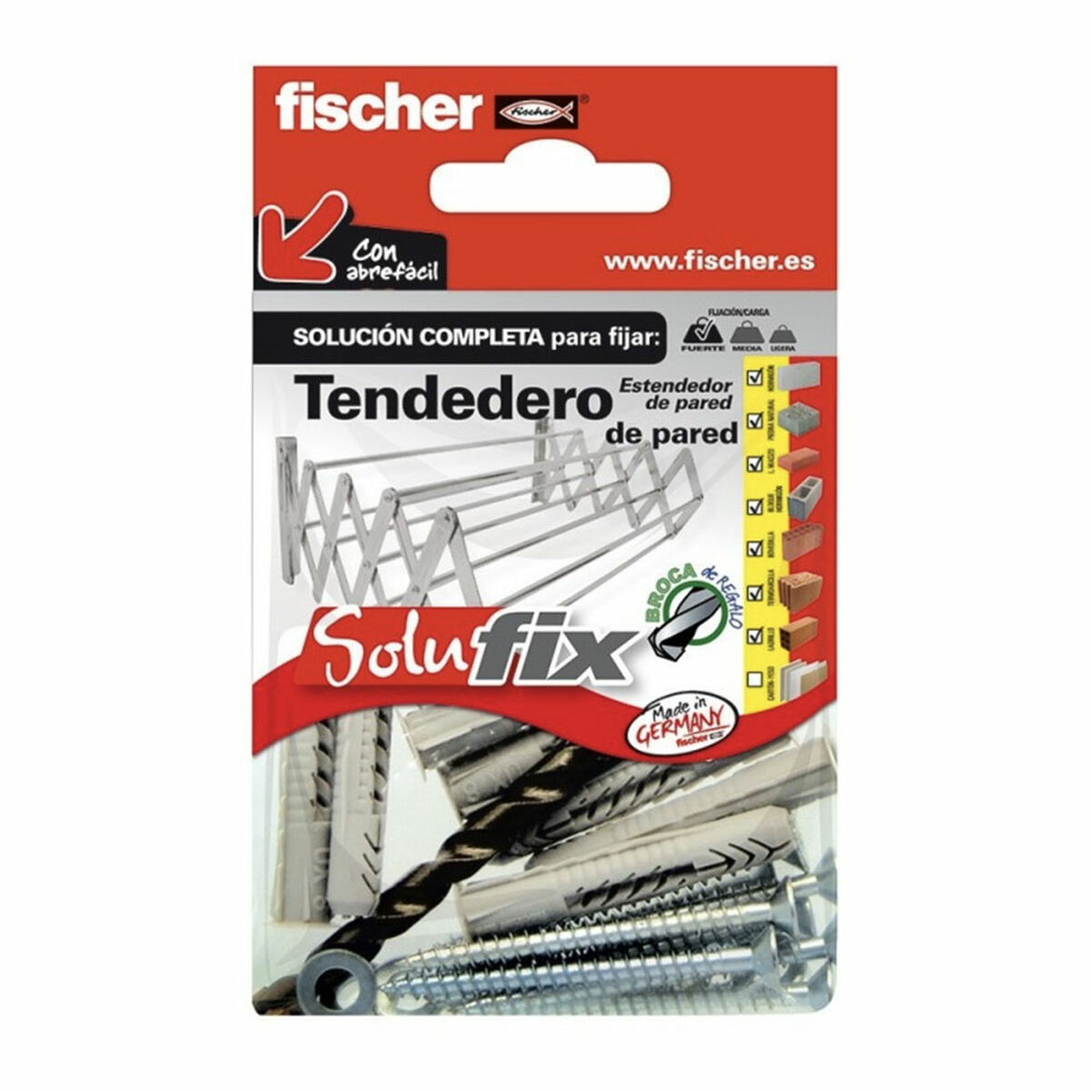Kit de Fixação Fischer Solufix 502681 Estendal